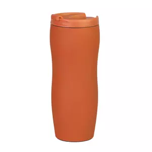 Термокружка с двойной стенкой Softoccino, оранжевая - 5125016.07