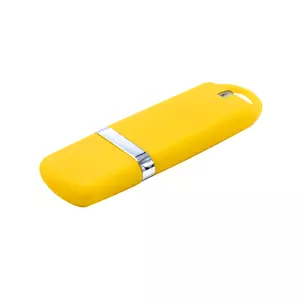 Флешка “Shape” с покрытием Софт Тач 16 GB, желтая - 5123010.06