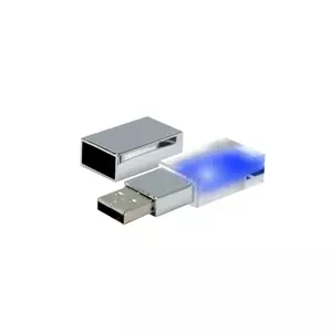 Флешка "Moon" 16 Гб, синяя подсветка - 5123009.03