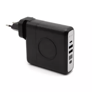 Внешний аккумулятор Gemini с беспроводной зарядкой и сетевым адаптером, 10000 mAh, черный - 5122032.02