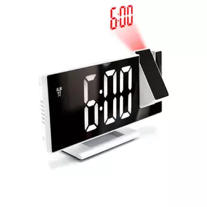 Часы-метеостанция Omix с проективным циферблатом, белые - 5127022.01