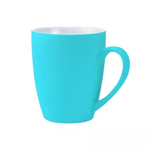 Кружка Elegante софт-тач 350мл,  морской волны - 5126109.17-S