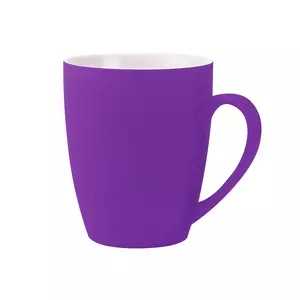 Кружка Elegante софт-тач 350мл, фиолетовая - 5126109.16