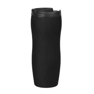 Термокружка с двойной стенкой Softoccino, черная - 5125016.02