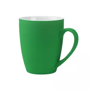 Кружка Elegante, софт-тач, 350мл, зеленая - 5126109.04