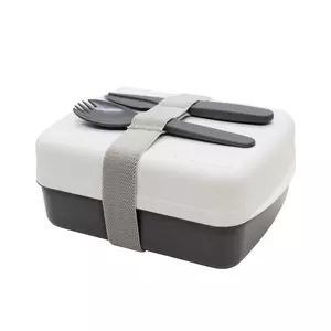 Ланч-бокс Lunch Green Line со столовыми приборами (серый)РРЦ - 693286.14