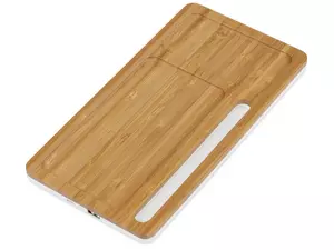 Беспроводное зарядное устройство-органайзер из бамбука «Timber» - 212590968