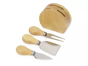 Набор из ножей для сыра на подставке «Take it cheesy» - 212826308