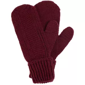 Варежки Brugge, бордовые - 06310765.55