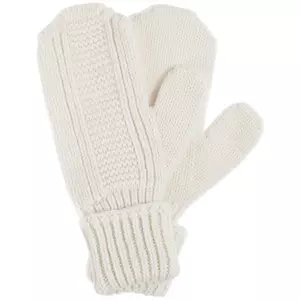 Варежки Brugge, молочно-белые - 06310765.60