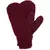 Варежки Brugge, бордовые - 06310765.55
