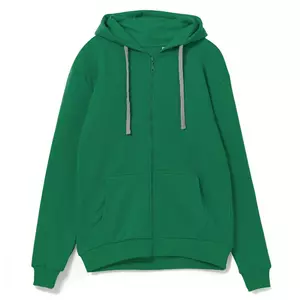 Толстовка на молнии с капюшоном Siverga, зеленая - 0636895.92