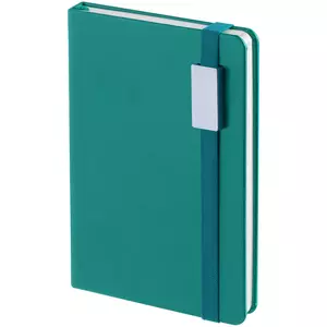 Ежедневник Replica Metal Mini, недатированный,бирюзовый - 06315069.49