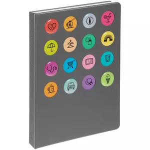 Ежедневник «История изобретений», недатированный, серый - 0634608.10