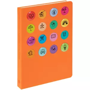 Ежедневник «История изобретений», недатированный, оранжевый - 0634608.20