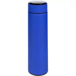 Смарт-бутылка с заменяемой батарейкой Long Therm Soft Touch, синяя - 06315717.40