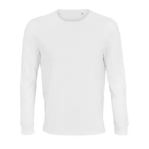 Футболка унисекс с длинным рукавом Pioneer LSL, белая - 06303982102