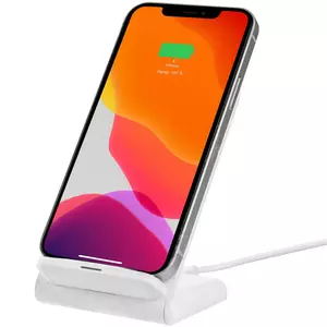 Беспроводное зарядное устройство с быстрой зарядкой Overtop, белое - 06324305.60