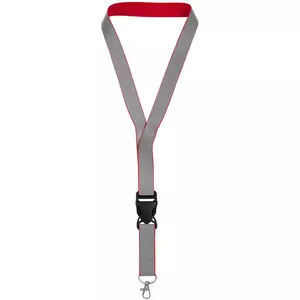 Лента светоотражающая Interlevel, красная с серым - 06316136.15