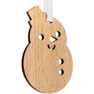 Деревянная подвеска Christmate, снеговик - 06320225.02