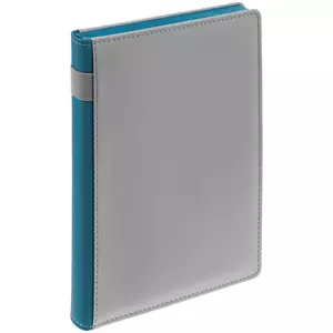Ежедневник Spain Shall, недатированный, серый с бирюзовым - 06316403.49