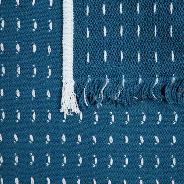 Плед Fringy, синий с голубым - 06316742.40