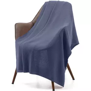 Плед Longview, темно-серый (антрацит) - 06315743.12