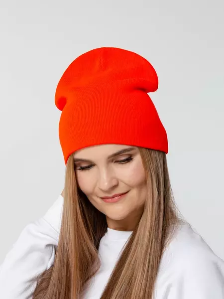 Шапка Tube Top, красная (кармин) - 06315696.50