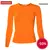 Футболка женская REDFORT стрейч дл. рукав Оранж - 311197