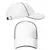 Бейсболки LEADER 206 Белый - 311206