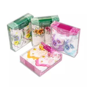 Подарочный набор женских носовых платков "ETNICA" Пд62  - 311Пд62