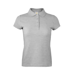 Рубашка-поло женская REDFORT Lady Серый меланж - 311205