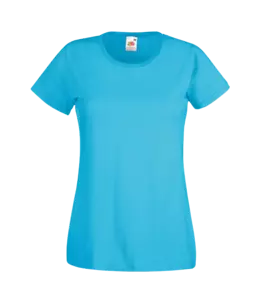 Футболки FOTL Lady-Fit Valueweight T Ультрамарин - 31161-372-0