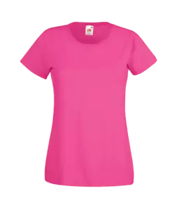 Футболка женская FOTL Lady-Fit Valueweight T Малиновый - 31161-372-0