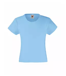 Детские футболки FOTL Girls Valueweight Небесно-голубой - 31161-005-0