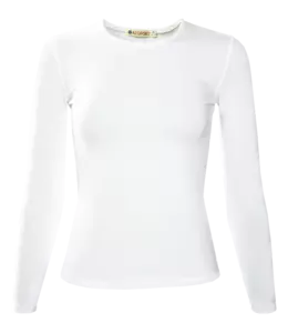 Футболки REDFORT женская стрейч дл. рукав Белый - 311197