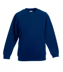 Детские толстовки Fruit of the Loom Kids Raglan Sweat Темно-синий - 31162-039-0