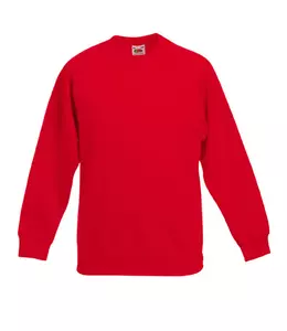 Толстовка детская Fruit of the Loom Kids Raglan Sweat Красный - 31162-039-0