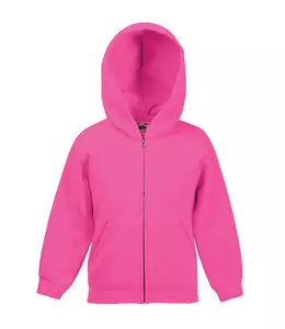 Детские куртки-толстовки с капюшоном Fruit of the Loom Kids Hooded Sweat Jacke Малиновый - 31162-045-0