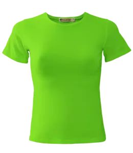 Футболки REDFORT женская стрейч Зеленое яблоко - 311195