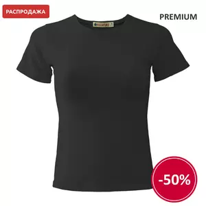 Футболка женская REDFORT стрейч Черный - 311195