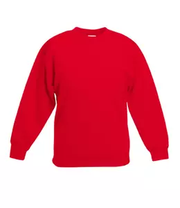 Детские толстовки Fruit of the Loom Kids Set-In Sweat Красный - 31162-041-0