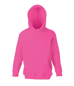 Толстовка детская с капюшоном Fruit of the Loom Kids Hooded Sweat Малиновый - 31162-043-0