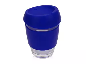 Стеклянный стакан с силиконовой крышкой и манжетой «Monday» - 212885202