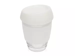 Стеклянный стакан с силиконовой крышкой и манжетой «Monday» - 212885206