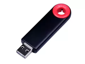 USB 2.0- флешка промо на 16 Гб прямоугольной формы, выдвижной механизм - 2126735.16.01