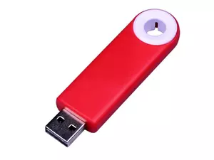 USB 2.0- флешка промо на 8 Гб прямоугольной формы, выдвижной механизм - 2126935.8.06