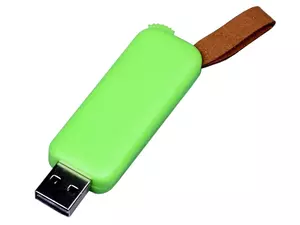 USB 2.0- флешка промо на 8 Гб прямоугольной формы, выдвижной механизм - 2126544.8.03