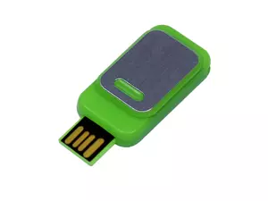USB 2.0- флешка промо на 32 Гб прямоугольной формы, выдвижной механизм - 2126545.32.03