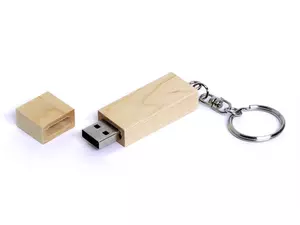 USB 3.0- флешка на 128 Гб прямоугольная форма, колпачок с магнитом - 2126632.128.06